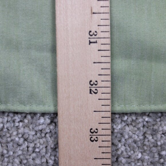 Vintage Sears Best Dress Shirt Mens 15 1/2, 33 Green Perma-Prest Poly/Cotton L/S - Picture 13 of 15